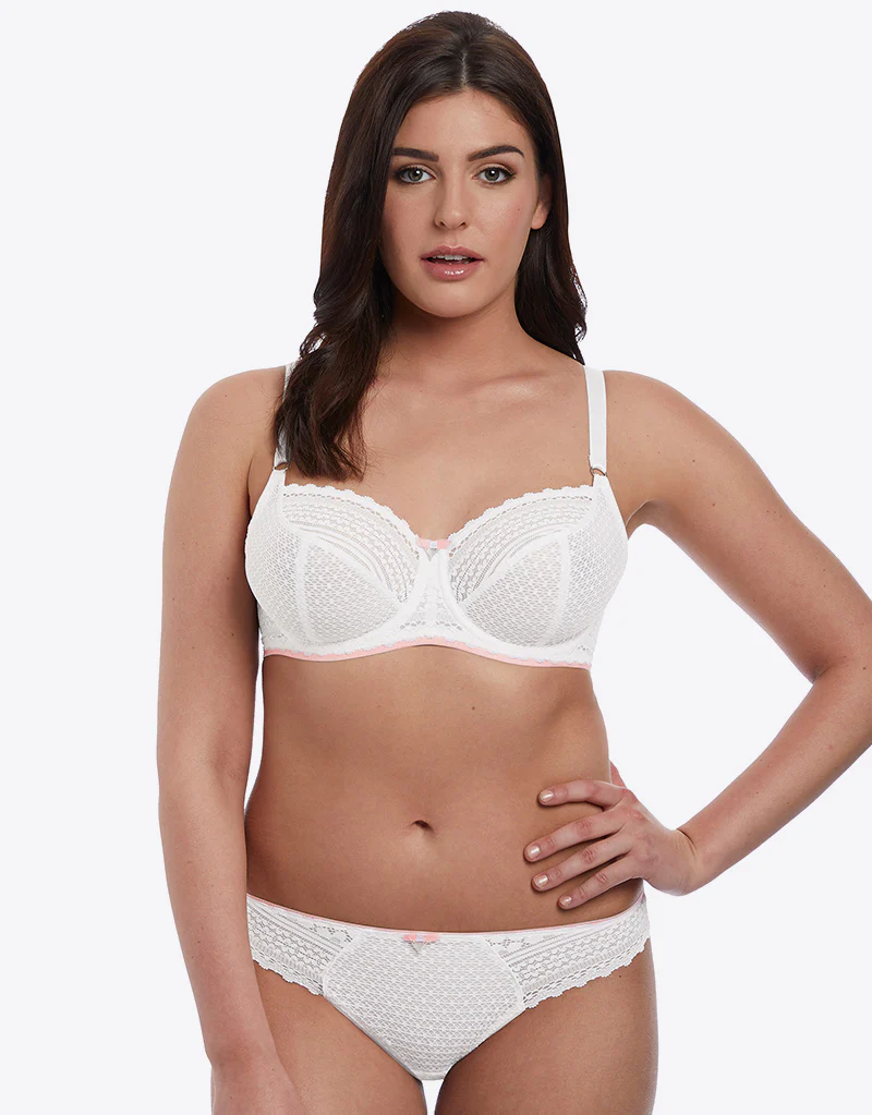 Freya Daisy Lace Balcony Bra White - Image 2