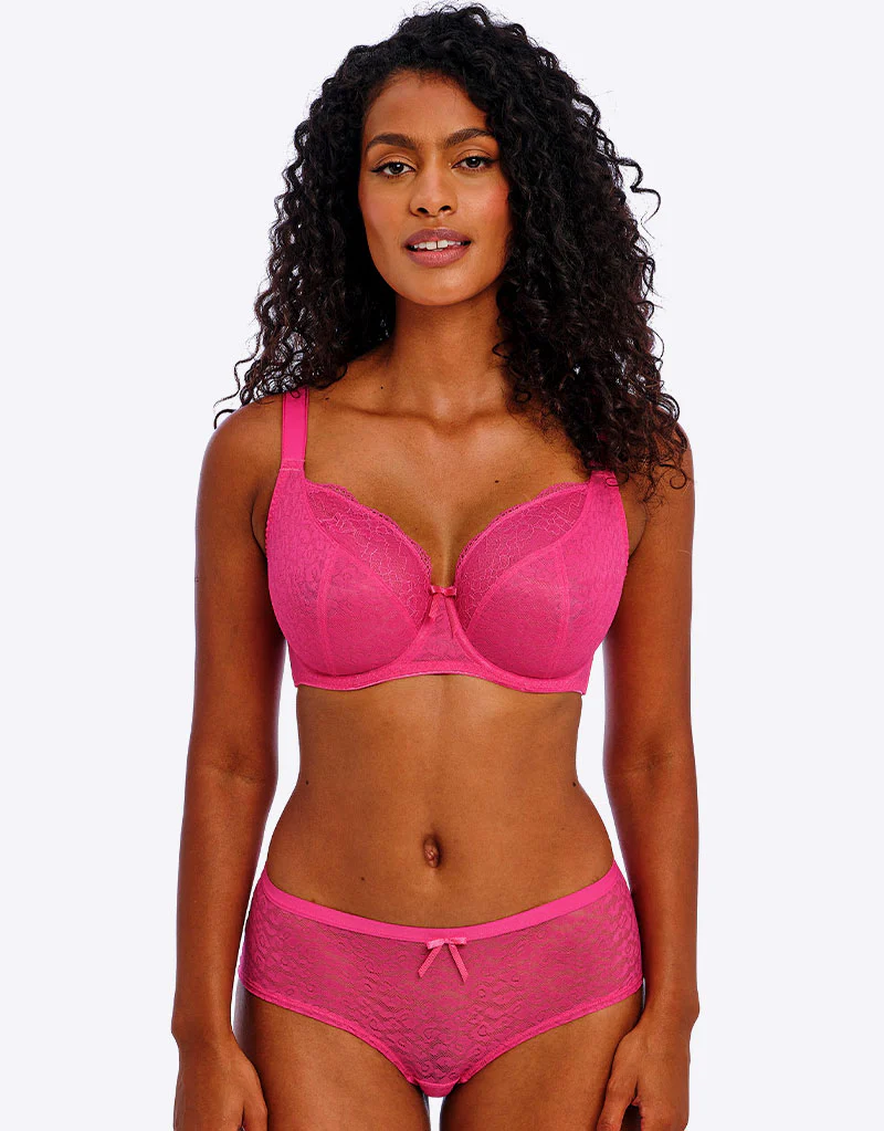 Freya Fancies Balcony Bra Hot Pink