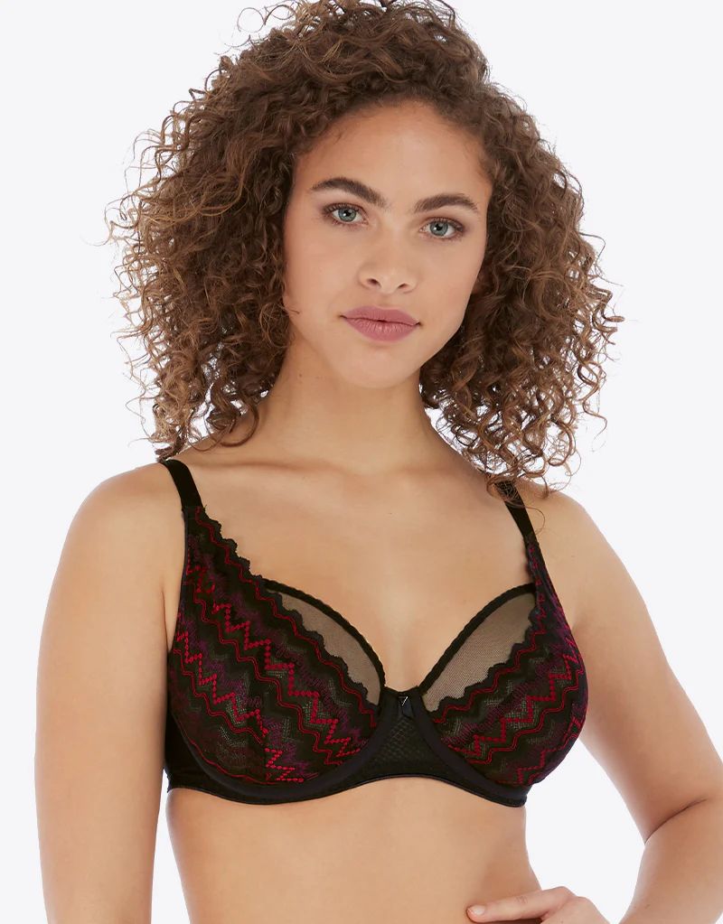 Freya Festival Vibe High Apex Bra Black - Image 3