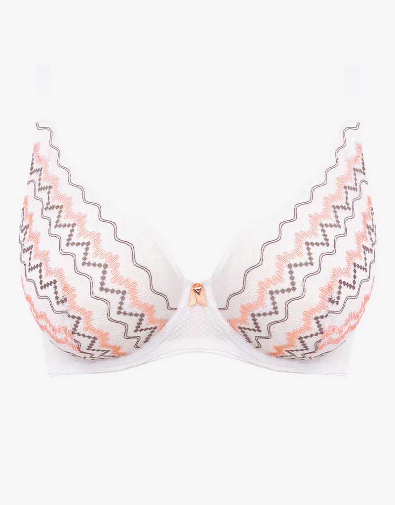 Freya Festival Vibe High Apex Bra White Coral - Image 7