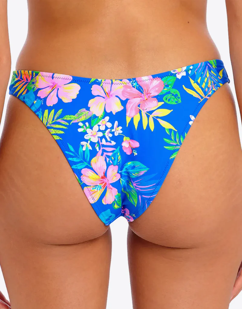 Freya Hot Tropics High Leg Bikini Brief Blue - Image 3