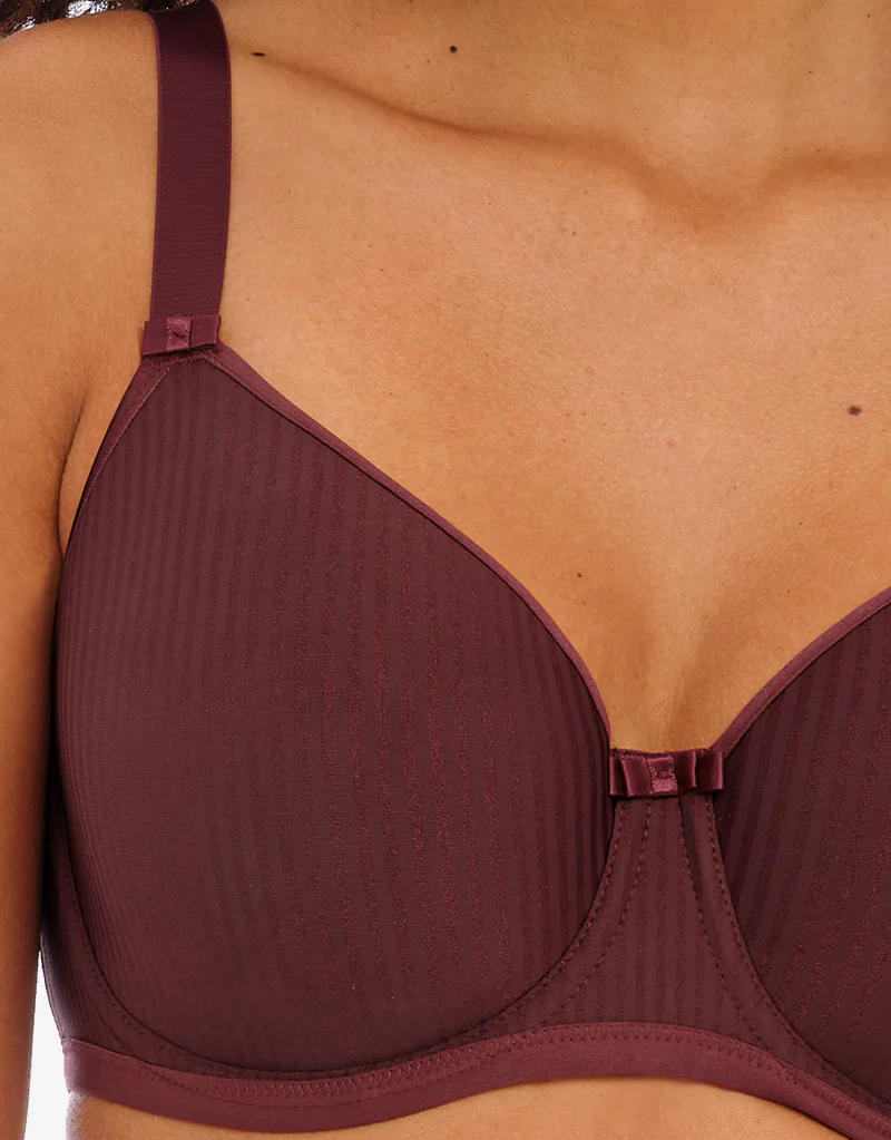 Freya Idol Moulded Balcony Bra Dark Cherry - Image 3