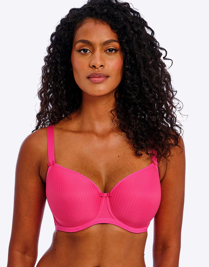 Freya Idol Moulded Balcony Bra Hot Pink - Image 3