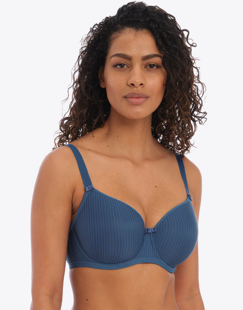 Freya Idol Moulded Balcony Bra Vintage Denim - Image 3