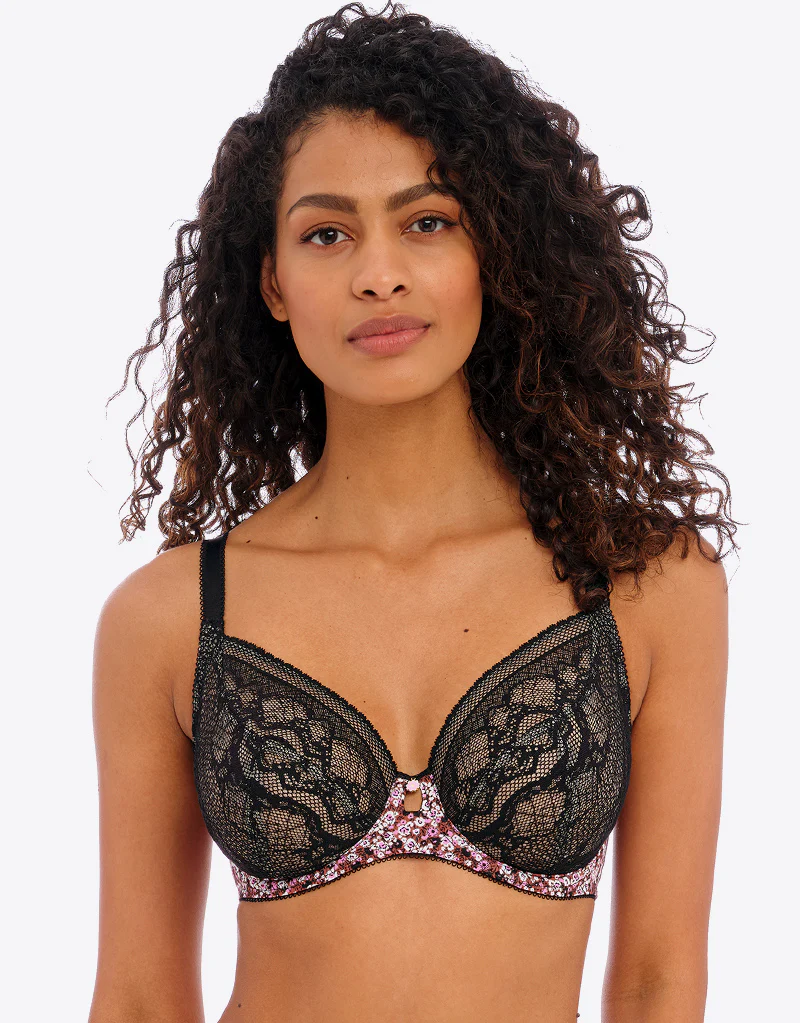 Freya Infinity Fields Plunge Bra Black - Image 3