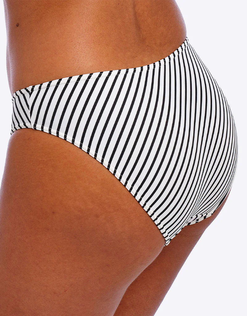 Freya Jewel Cove Bikini Brief Black Stripe - Image 2
