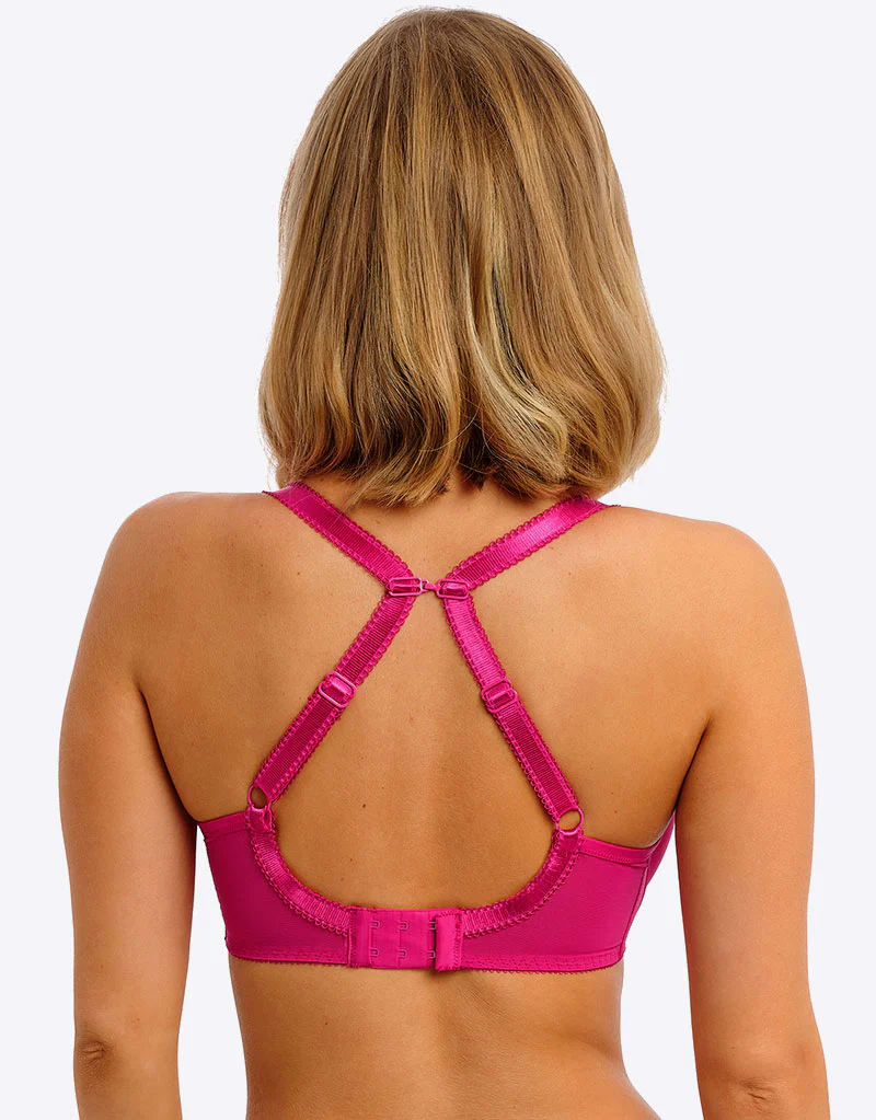 Freya Laurine Moulded Plunge T-Shirt Bra Raspberry Pink - Image 5