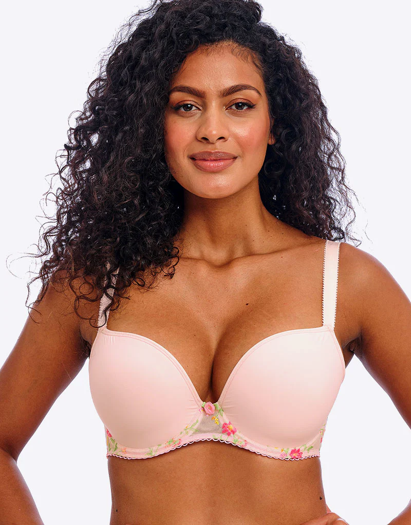 Freya Love Crush Moulded Plunge Bra Pink Champagne - Image 3