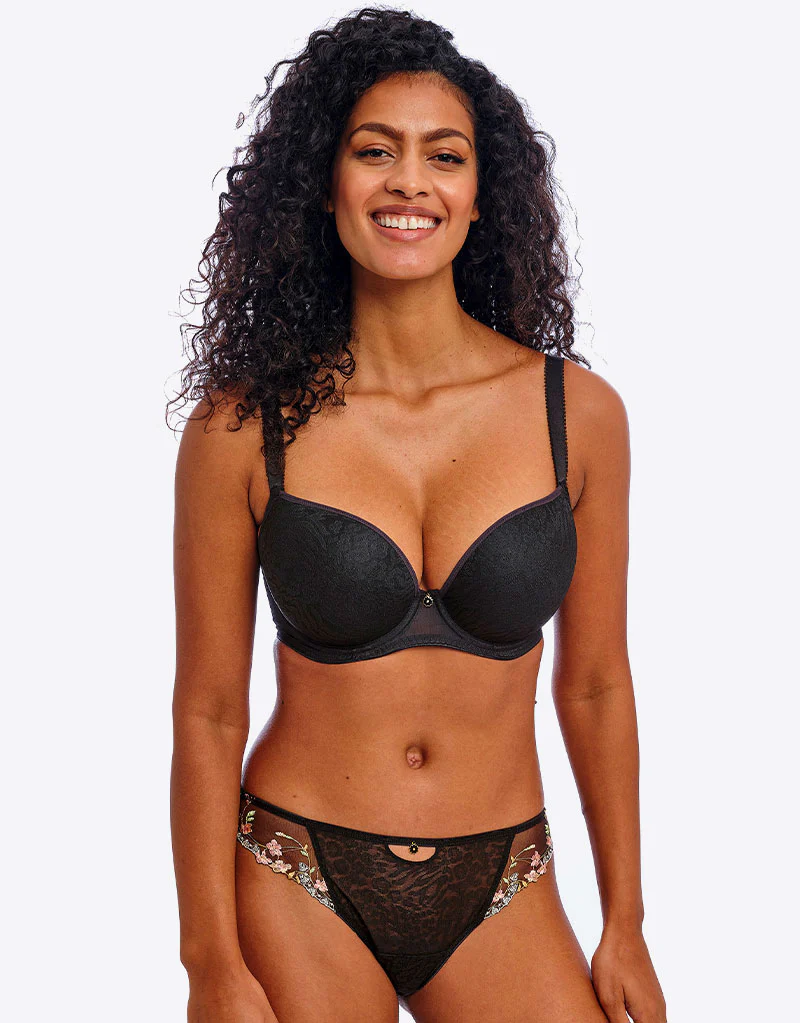 Freya Love-haze Moulded Plunge Bra Black