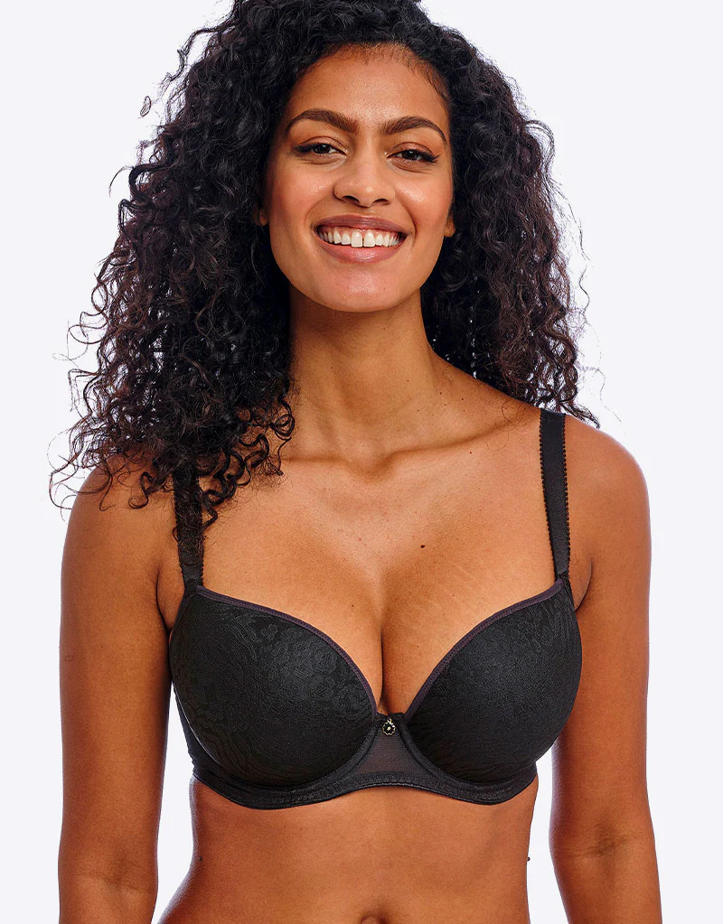 Freya Love-haze Moulded Plunge Bra Black - Image 3