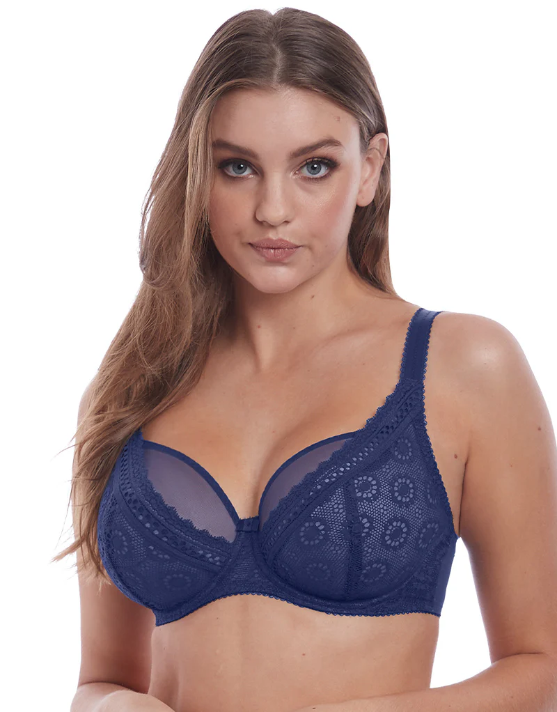 Freya Love Note High Apex Plunge Bra Sapphire - Image 2