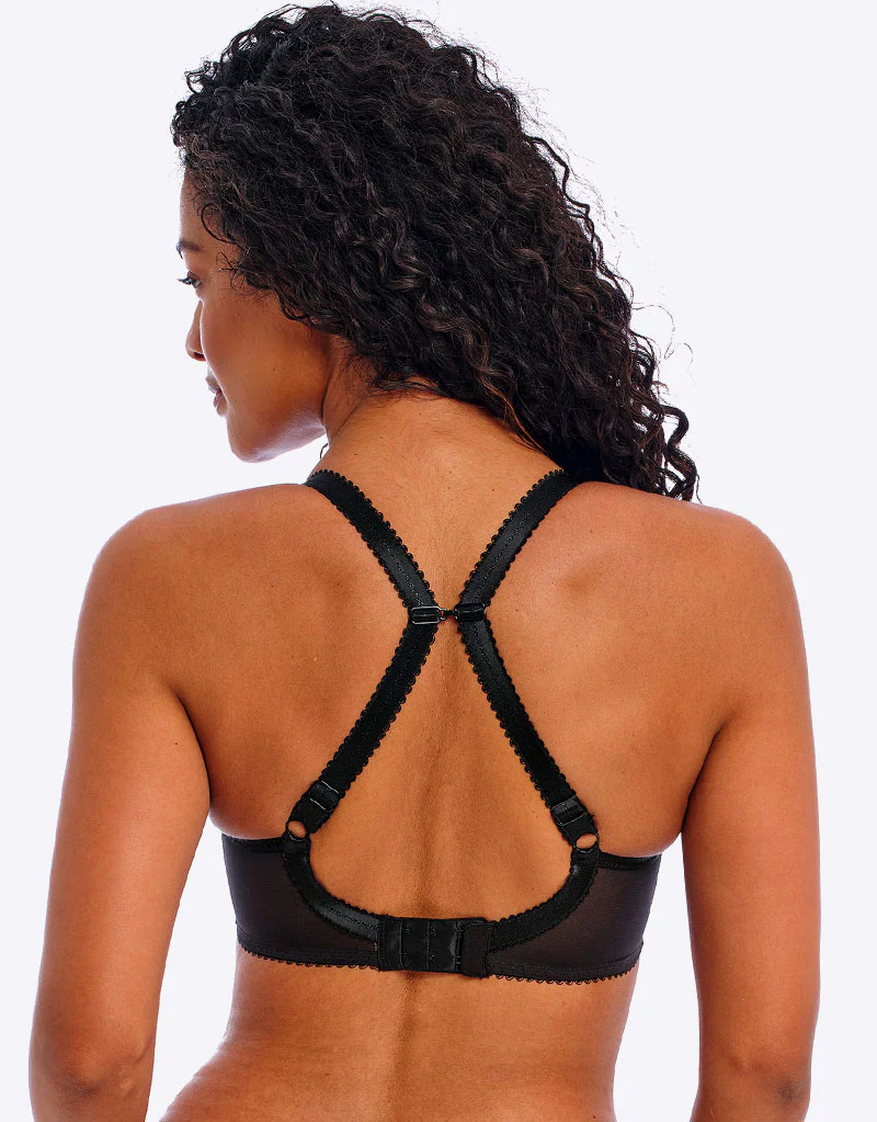 Freya Loveland Moulded Plunge T-Shirt Bra Boudoir Black - Image 5