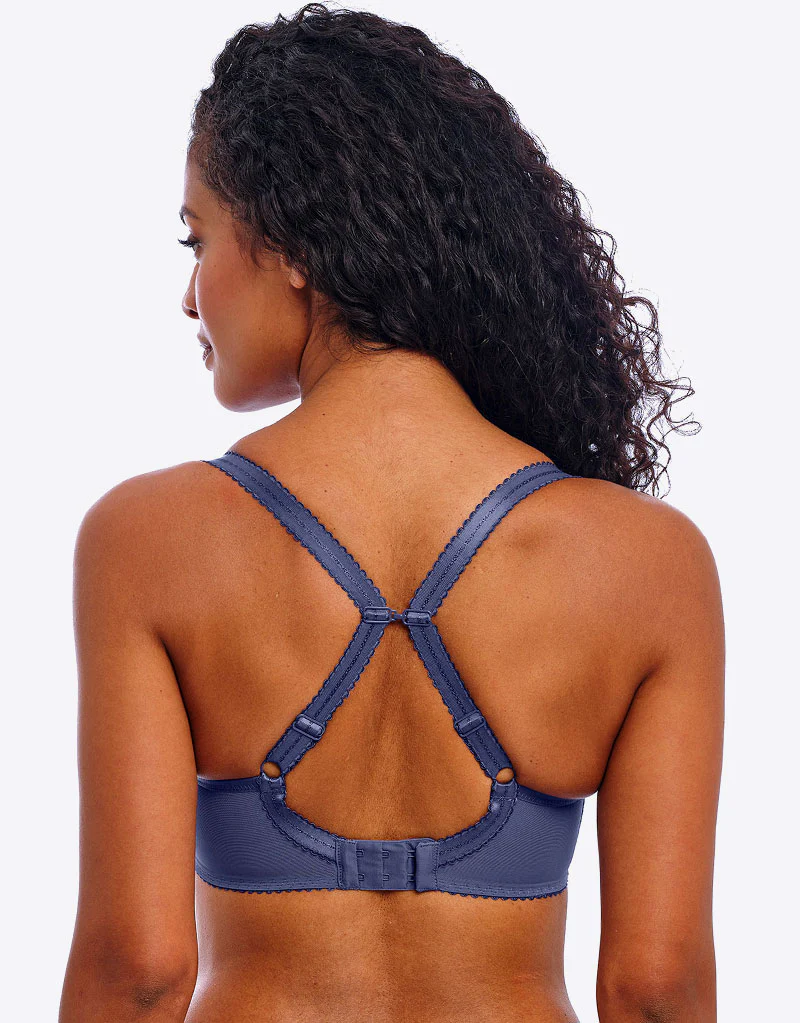 Freya Loveland Moulded Plunge T-Shirt Bra Boudoir Dusk Blue - Image 5