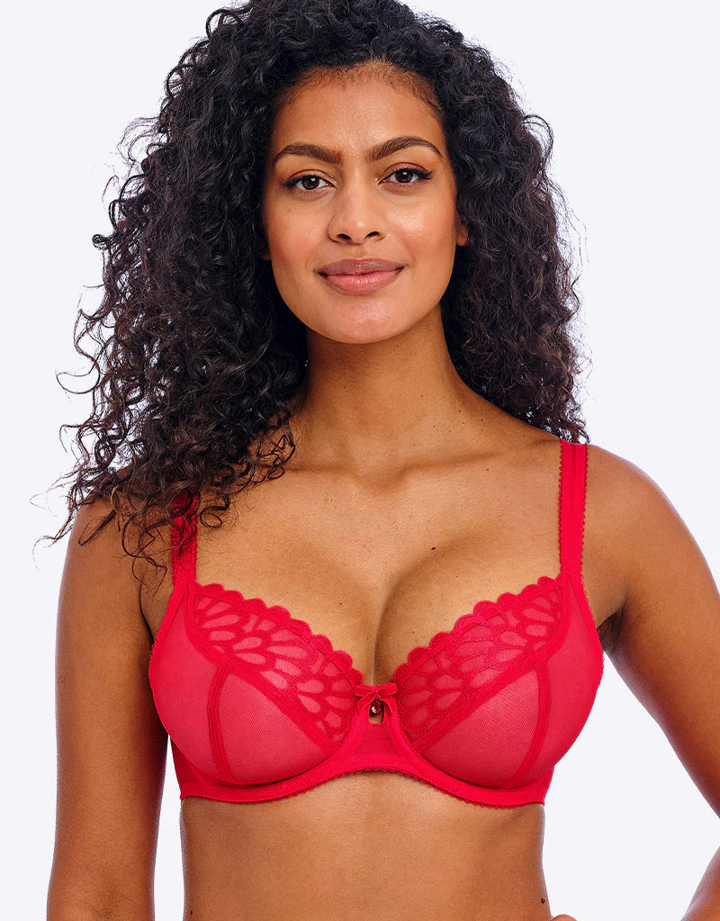 Freya Loveland Plunge Bra Bombshell Chilli Red - Image 3