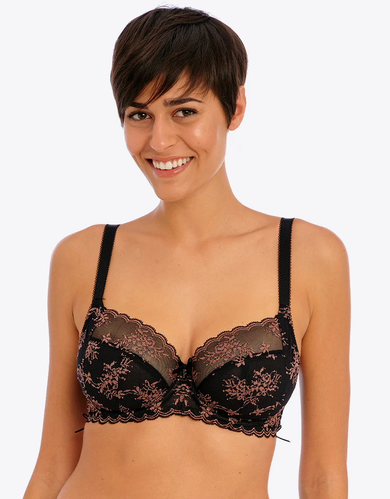 Freya Offbeat Decadence Side Support Bra Black - Image 3