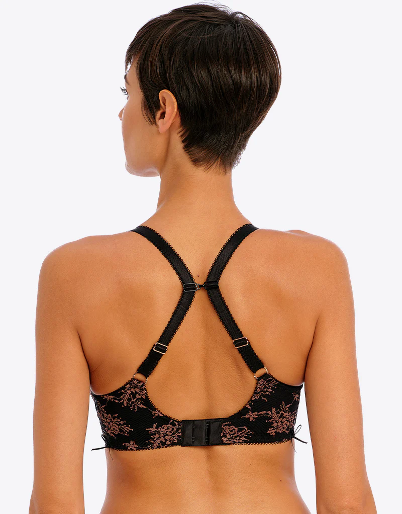 Freya Offbeat Decadence Side Support Bra Black - Image 5