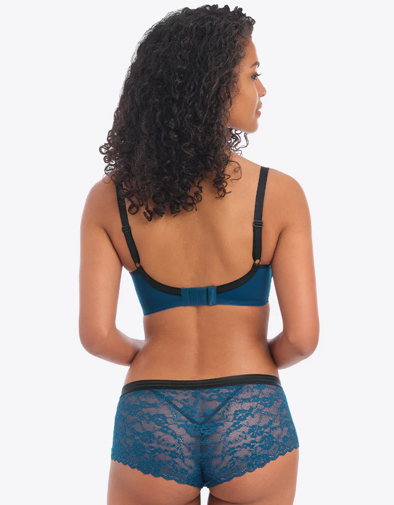 Freya Offbeat Moulded Plunge Bra Poseidon - Image 4