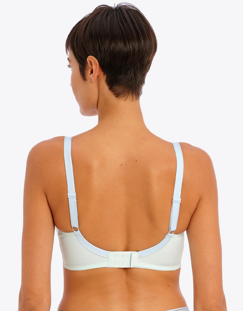 Freya Offbeat Moulded Plunge Bra Pure Water - Image 4