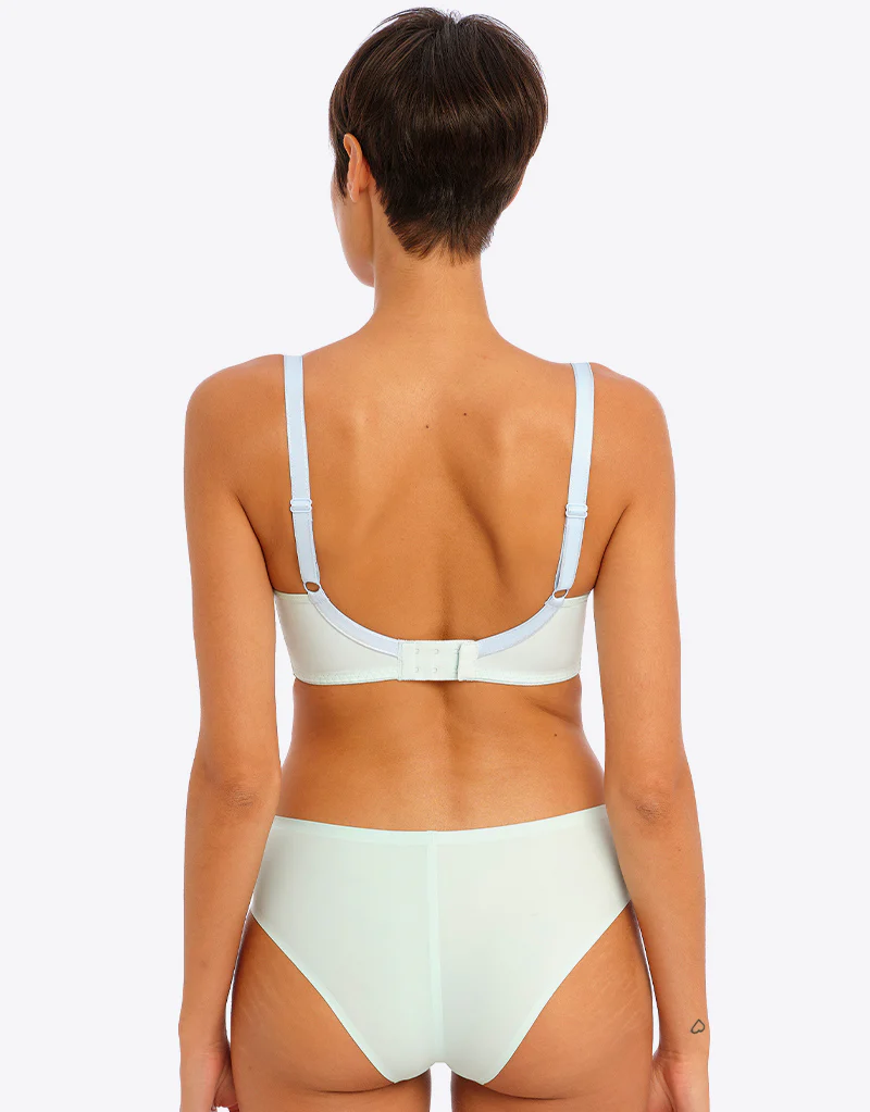 Freya Offbeat Moulded Plunge Bra Pure Water - Image 7