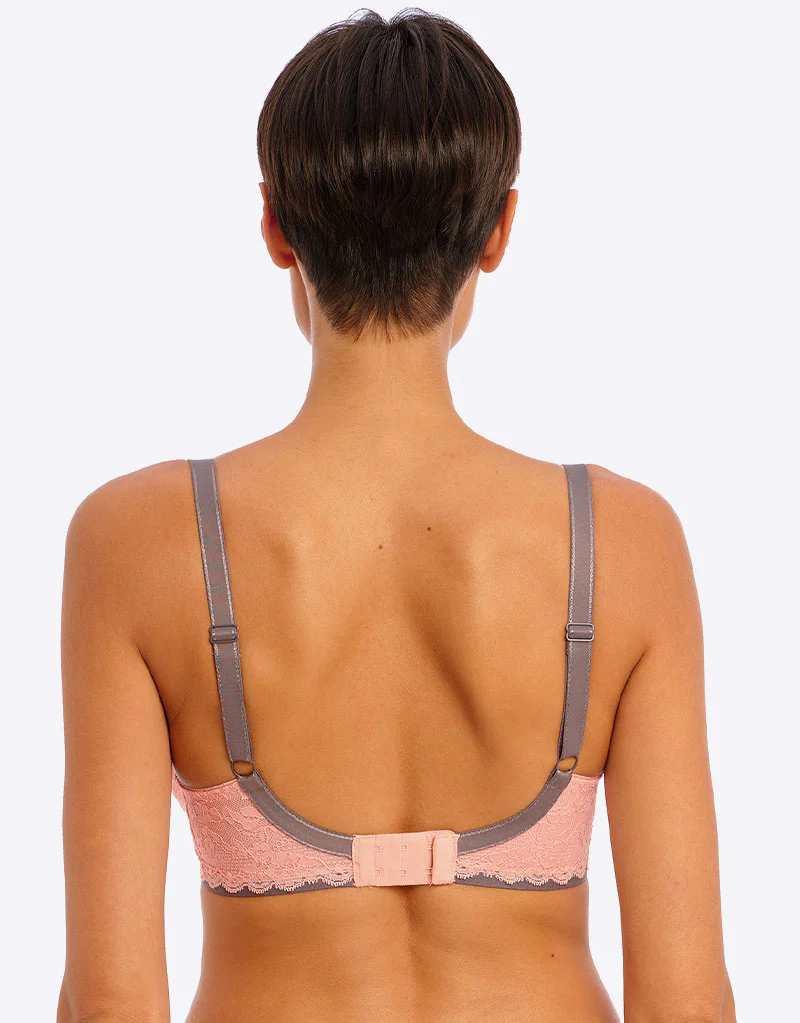 Freya Offbeat Padded Half Cup Bra Rosehip Pink - Image 4