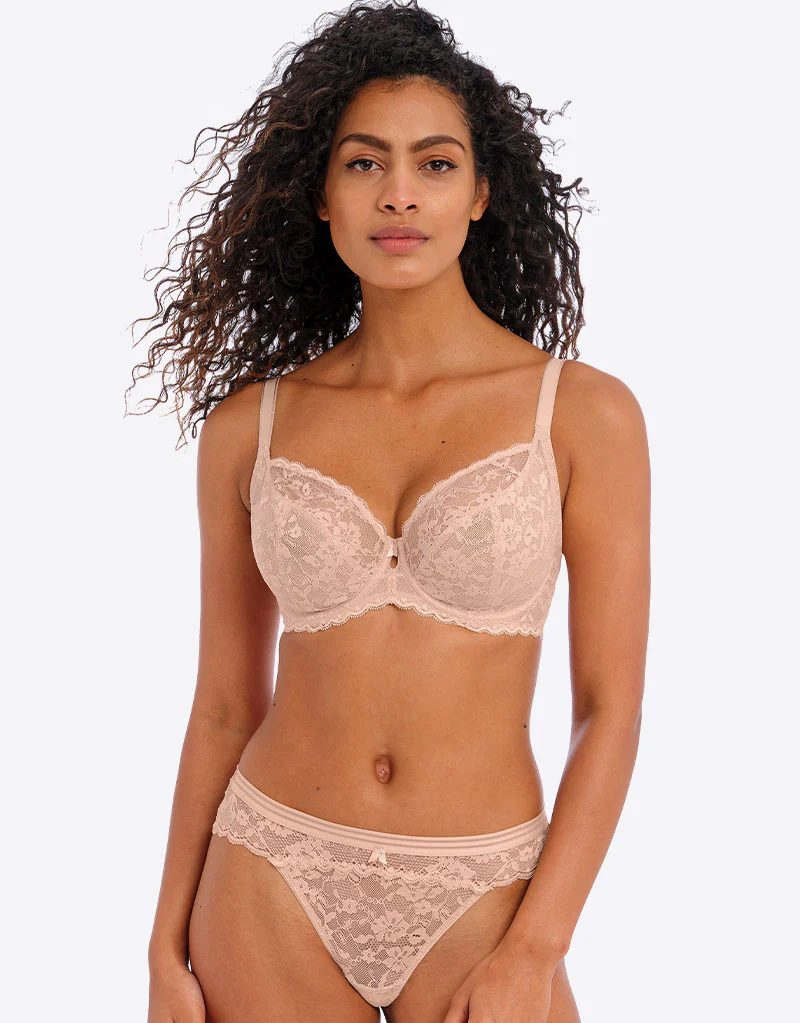 Freya Offbeat Plunge Bra Natural Beige