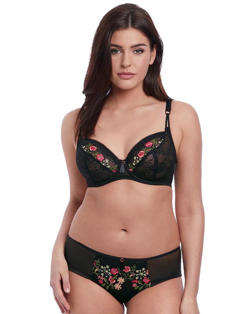 Freya Rhea Plunge Bra Noir Black