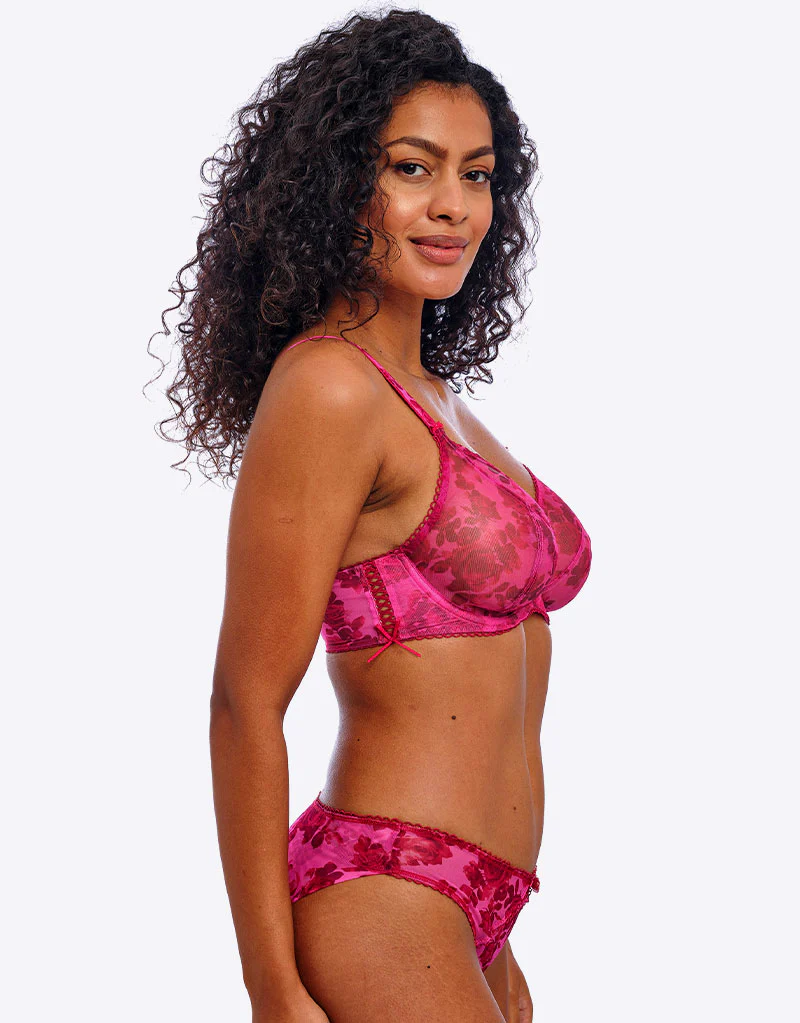Freya Rose Blossom Plunge Bra Red Rose - Image 6