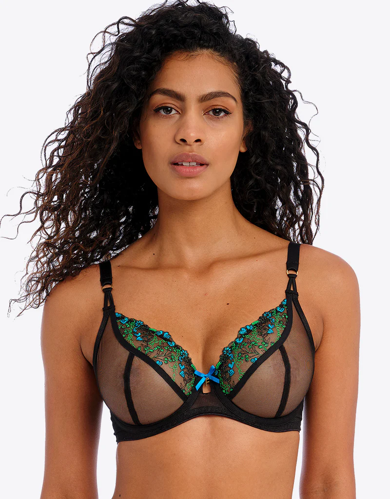 Freya Show-Off Plunge Bra Black - Image 3