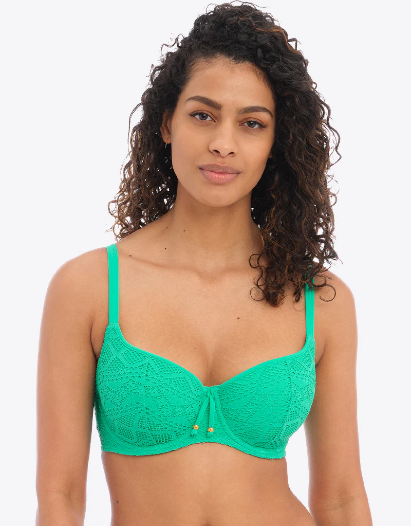 Freya Sundance Sweetheart Bikini Top Jade - Image 2