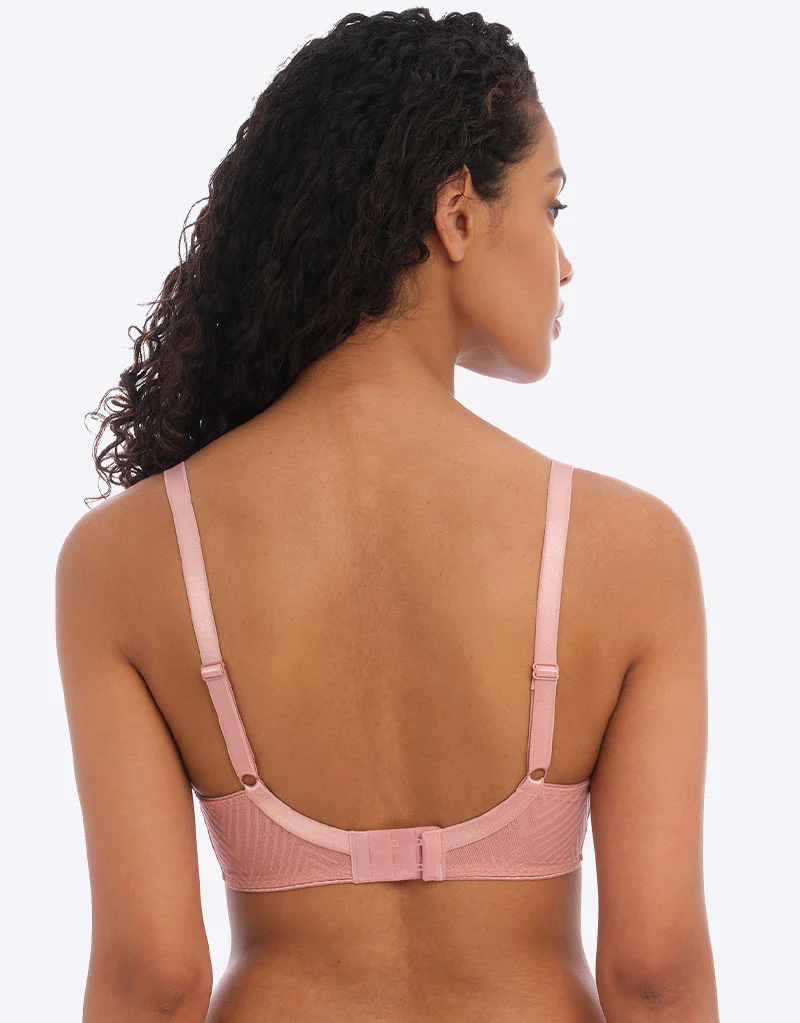 Freya Tailored High Apex Plunge Bra Ash Rose Pink - Image 5