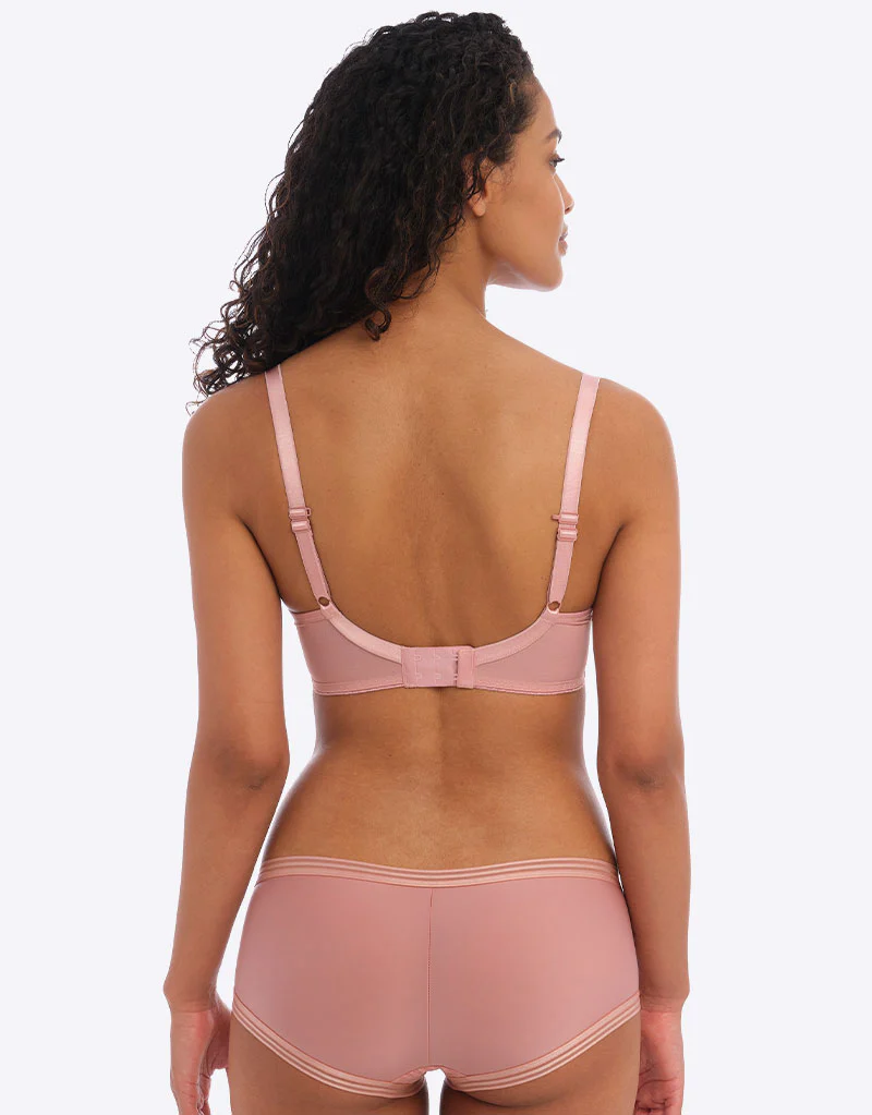 Freya Tailored Moulded Plunge T-Shirt Bra Ash Rose Pink - Image 5