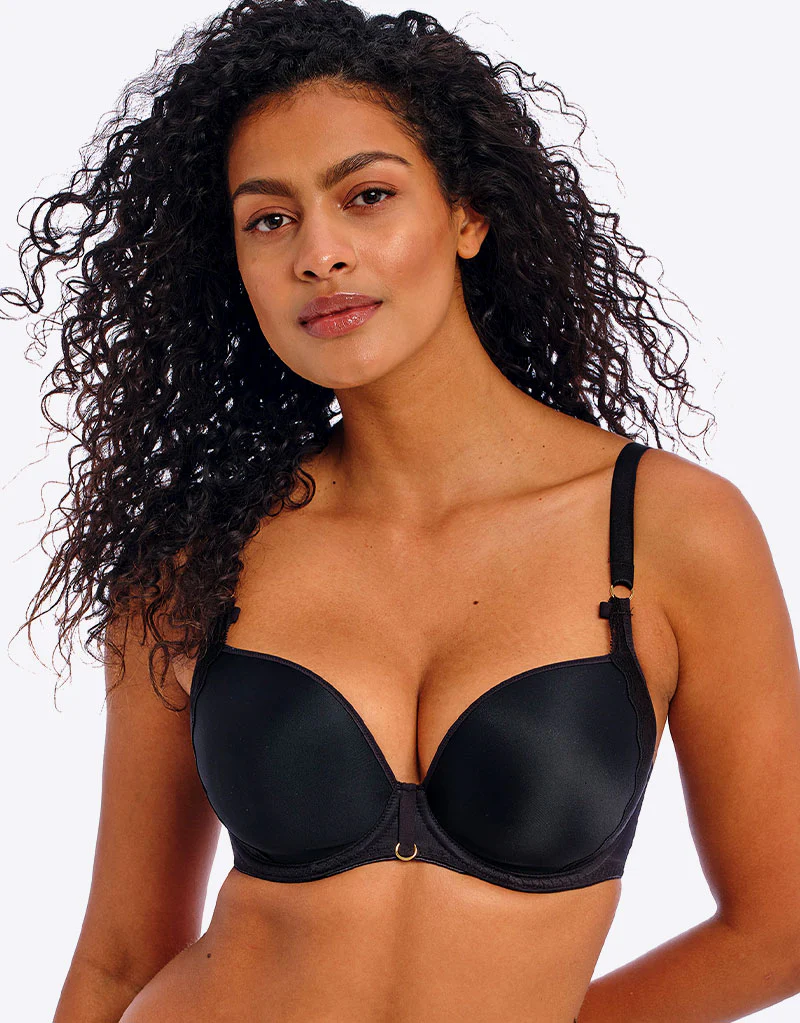 Freya Temptress Moulded Plunge Bra Black - Image 3