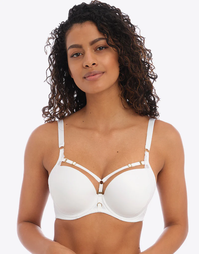Freya Temptress Moulded Plunge Bra White - Image 3