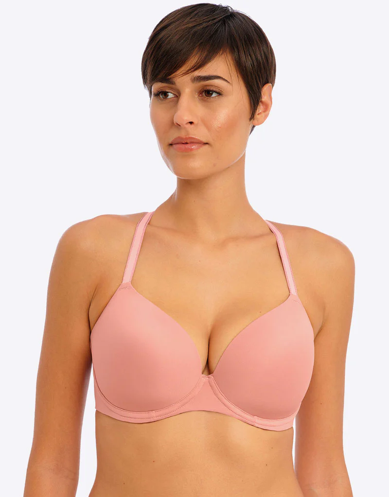 Freya Undetected Moulded T-Shirt Bra Ash Rose Pink - Image 3