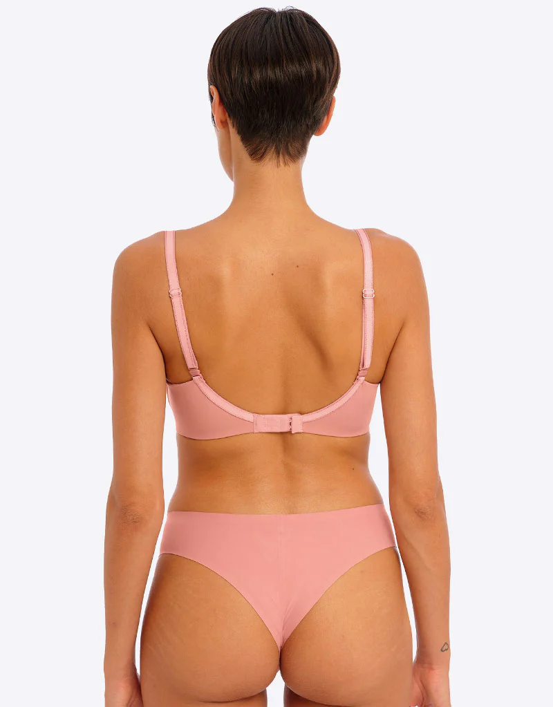 Freya Undetected Moulded T-Shirt Bra Ash Rose Pink - Image 6