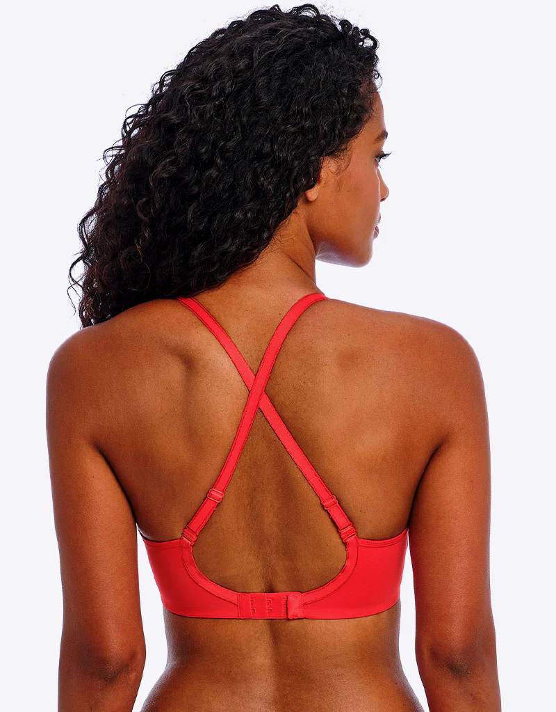 Freya Undetected Moulded T-Shirt Bra Chilli Red - Image 5