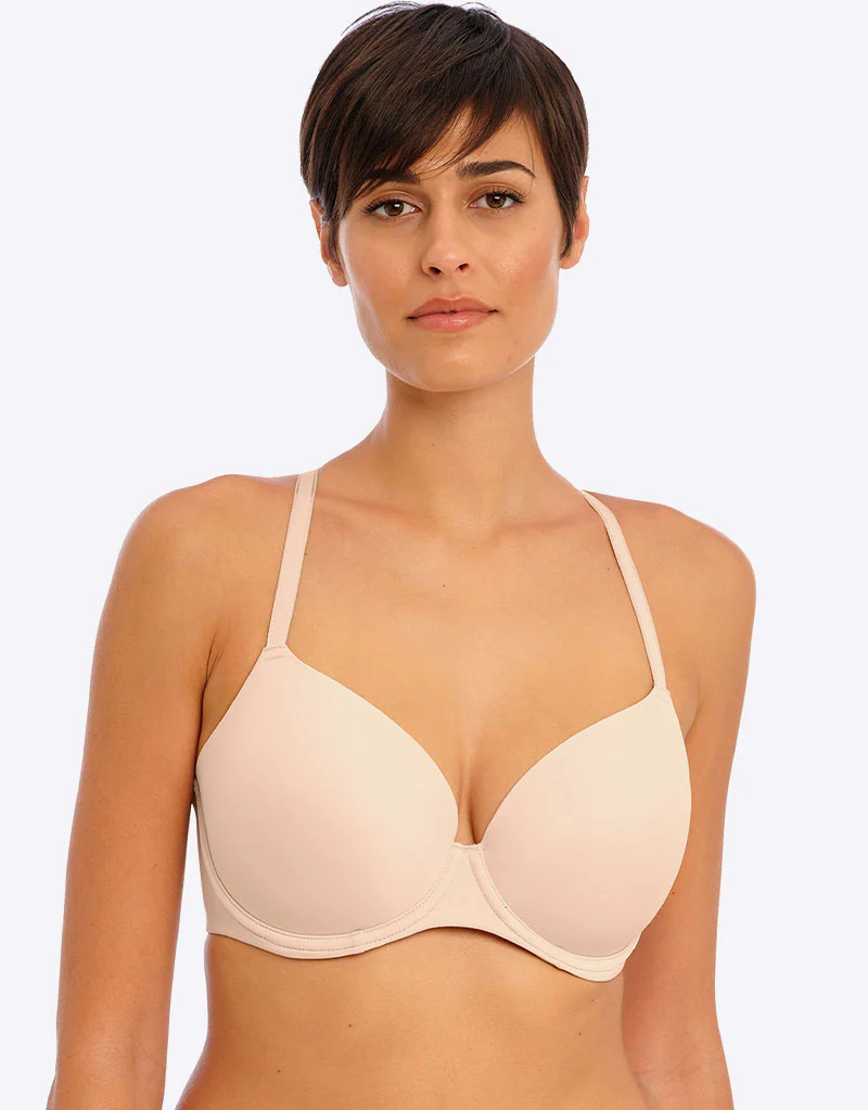 Freya Undetected Moulded T-Shirt Bra Natural Beige - Image 3