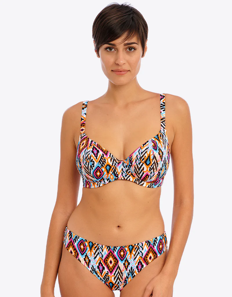 Freya Viva La Fiesta Plunge Bikini Top Multi