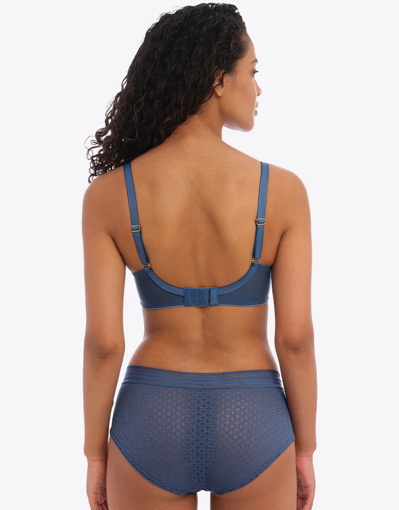 Freya Viva Side Support Bra Lace Vintage Denim - Image 6