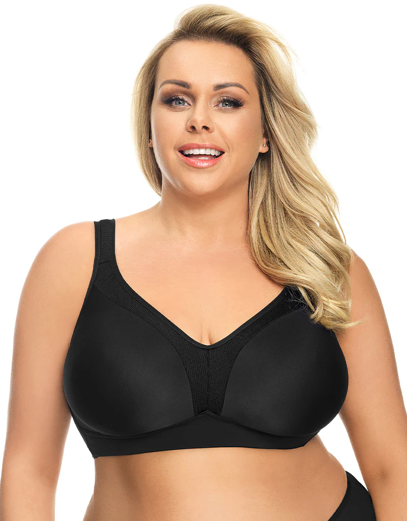 Gorsenia Anya Wire Free Bra Black - Image 2