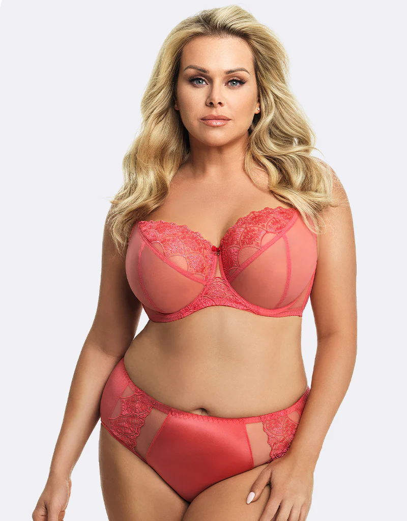 Gorsenia Bergamo Balconette Bra Coral