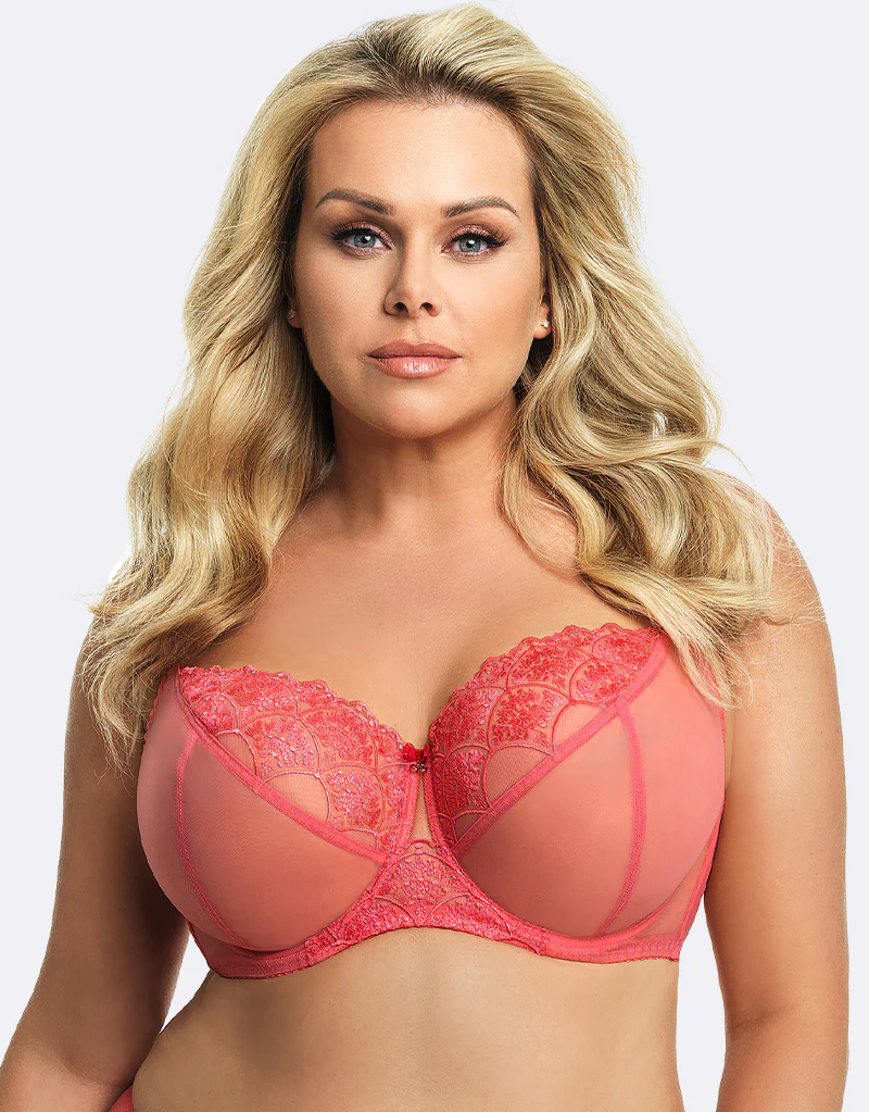 Gorsenia Bergamo Balconette Bra Coral - Image 3