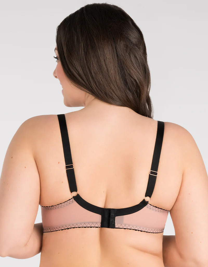 Gorsenia Black To Black Balconette Bra Black - Image 5