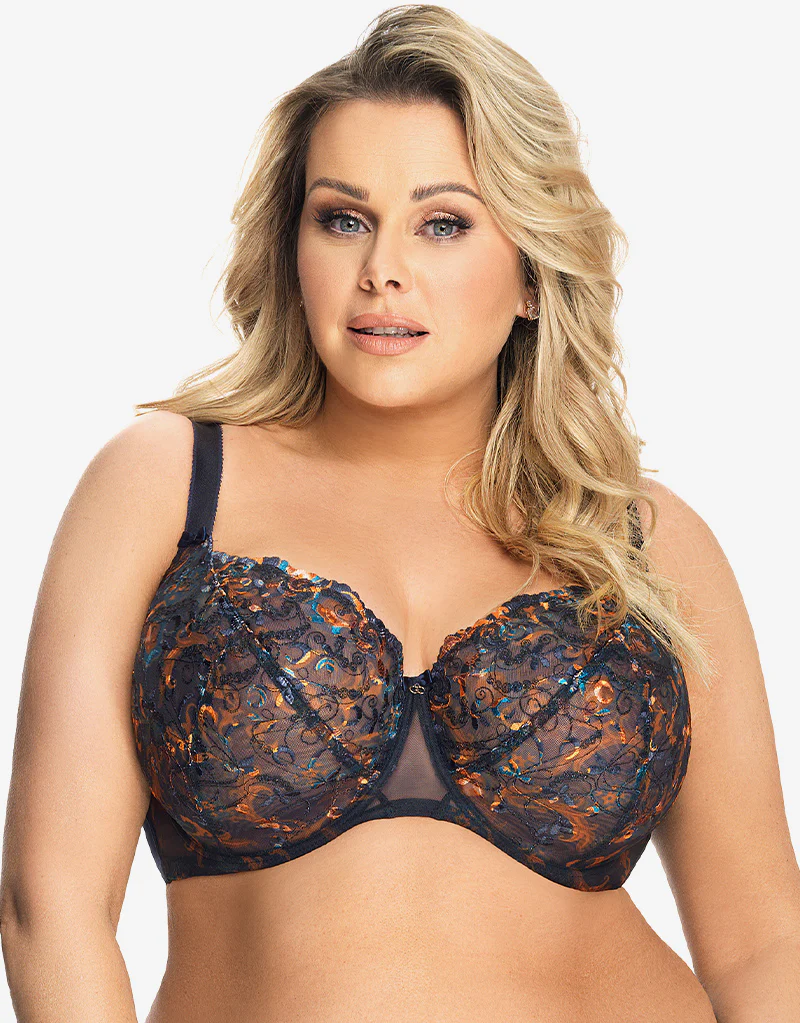 Gorsenia Colorado Full Cup Bra Navy - Image 3