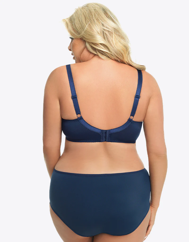 Gorsenia Dakota Balconette Bra Navy Blue - Image 6