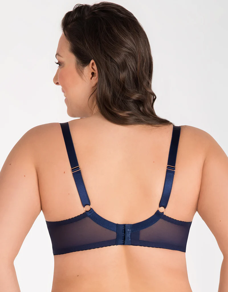 Gorsenia Edna Balconette Bra Navy - Image 5
