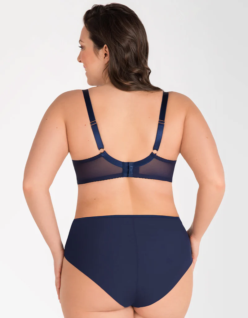 Gorsenia Edna Balconette Bra Navy - Image 6