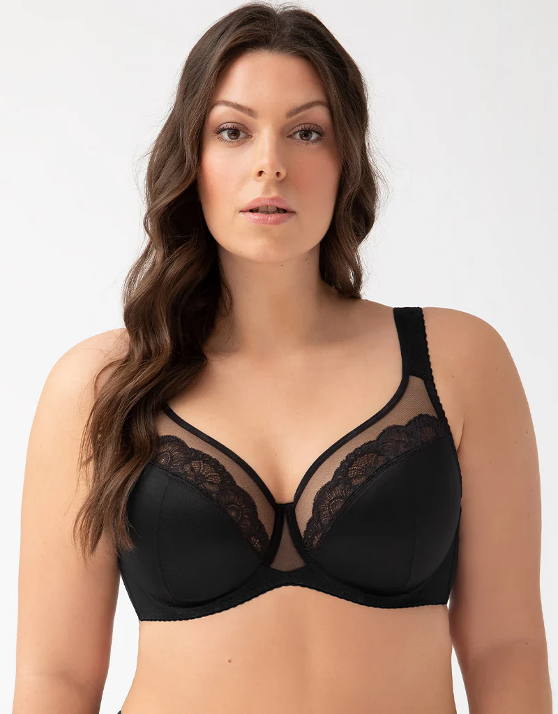 Gorsenia Luisse Full Cup Bra Black - Image 3