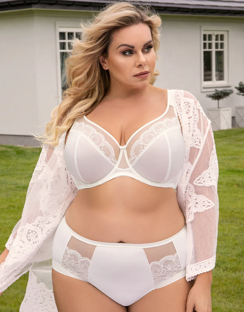 Gorsenia Luisse Full Cup Bra Cream - Image 2