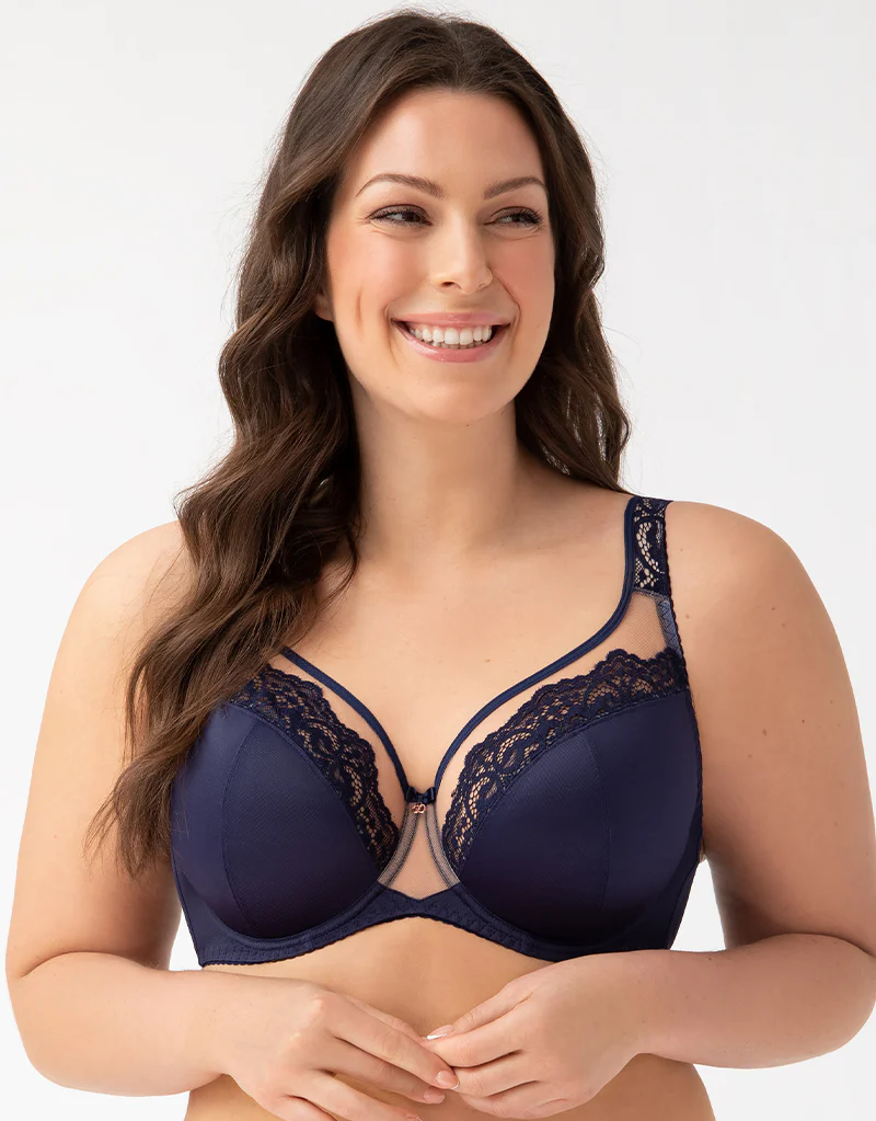 Gorsenia Luisse Full Cup Bra Navy - Image 3